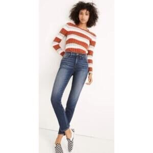 Madewell Slim Straight Hammond Blue High Rise Jeans Denim Women’s Size 30